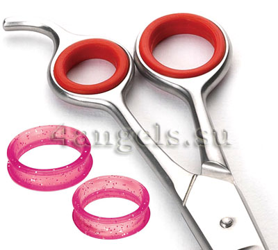 Rubber Thumb Rings (pink)